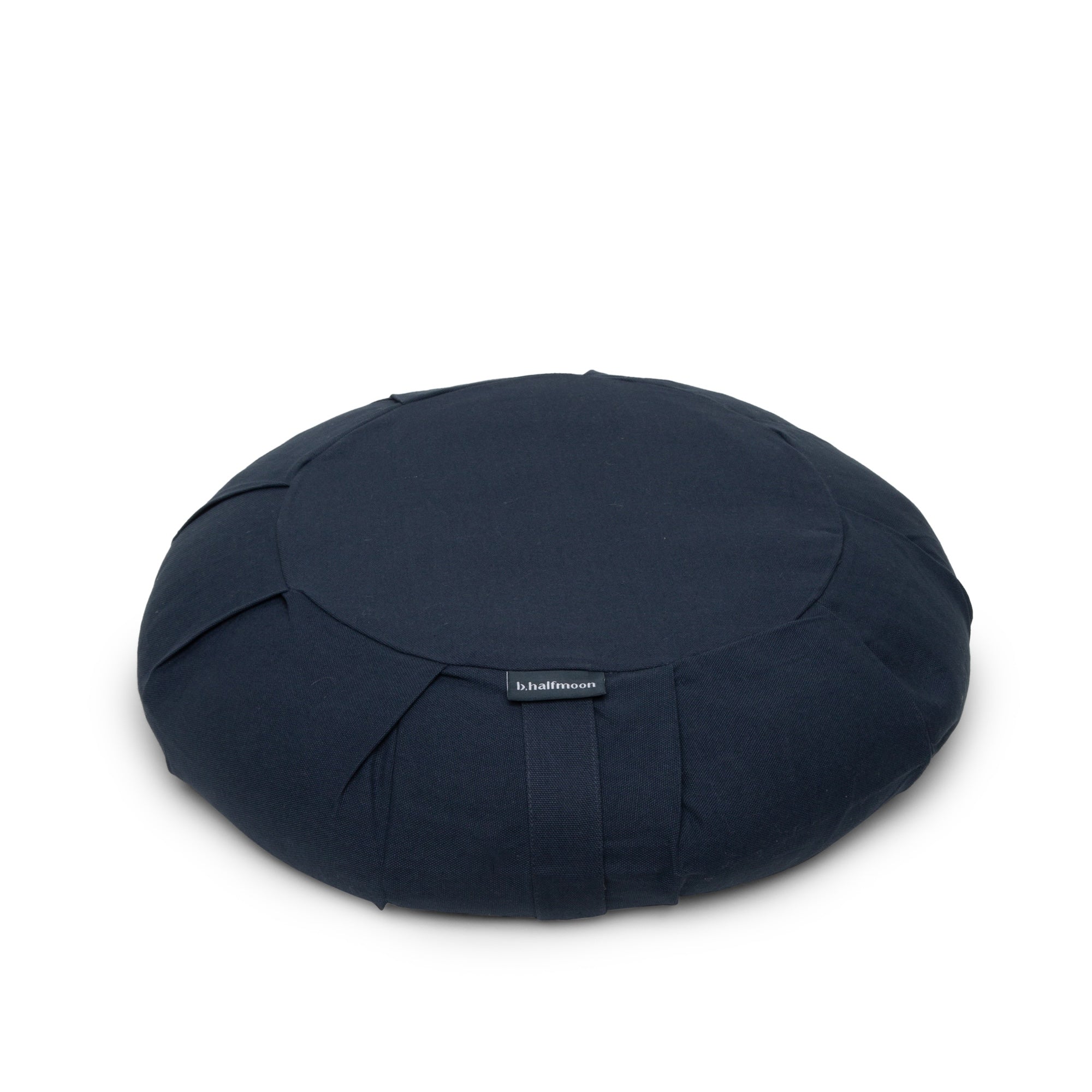 b, halfmoon Round Meditation Cushion Ink 